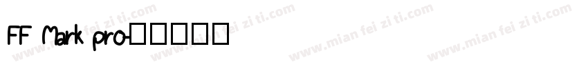FF Mark pro字体转换